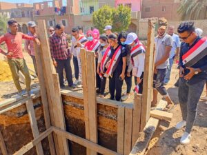 بالصور .. طلاب جامعة المنيا يشهدون ملحمة تطوير الريف المصرى بقرى مركز مغاغة 18 - جريدة المساء