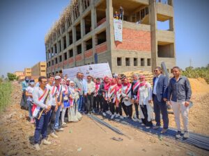 بالصور .. طلاب جامعة المنيا يشهدون ملحمة تطوير الريف المصرى بقرى مركز مغاغة 22 - جريدة المساء
