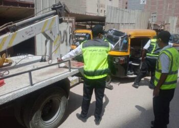 ضبط 34 توك توك مخالف بمدينة الزقازيق 19 - جريدة المساء