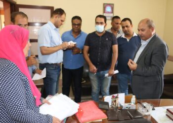 سكرتير عام المنوفية يتفقد لجان التصالح في مخالفات البناء بمنوف 19 - جريدة المساء
