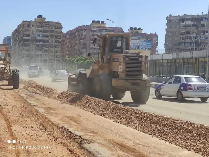 استمرار أعمال تطوير شارع ٢٣ ديسمبر ببورسعيد 19 - جريدة المساء