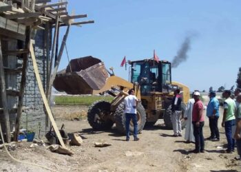 مواجهة حاسمة للتعديات على الأراضى الزراعية وأملاك الدولة ببورسعيد 27 - جريدة المساء