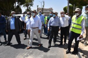 وزير التنمية المحلية ومحافظ الأقصر يتفقدان مشروعات إحياء طريق الكباش 22 - جريدة المساء