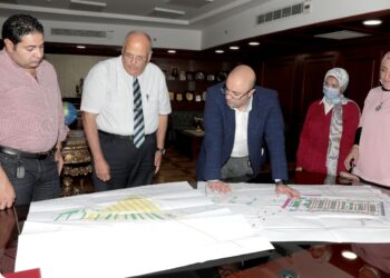 إنشاء مواقف سيارات أسفل محور عدلى منصور ببنى سويف 34 - جريدة المساء