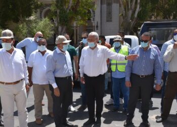 وزير التنمية المحلية ومحافظ الأقصر يتفقدان مشروعات إحياء طريق الكباش 33 - جريدة المساء