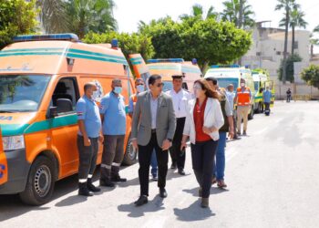 استلام ٥ سيارات إسعاف حديثة ومجهزة بأعلى الإمكانيات لدمياط 31 - جريدة المساء