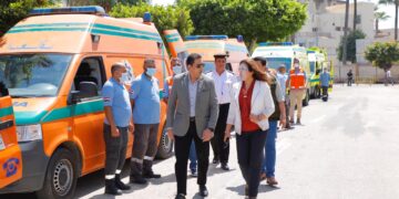 استلام ٥ سيارات إسعاف حديثة ومجهزة بأعلى الإمكانيات لدمياط 1 - جريدة المساء