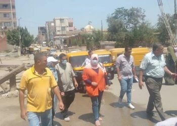 لجنة من هيئة السكة الحديدلمعاينة مشروع نفق سيارات القصاصين في الاسماعيلية 29 - جريدة المساء