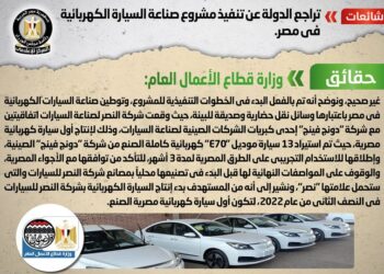 الحكومة تنفي شائعة تراجع الدولة عن تنفيذ مشروع صناعة السيارة الكهربائية في مصر 33 - جريدة المساء