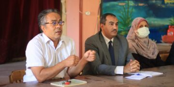 بدء اللقاءات التوعوية السنوية للمشاركة فى المشروع القومى لمحو الأمية بجامعة جنوب الوادى 2 - جريدة المساء بدء اللقاءات التوعوية السنوية للمشاركة فى المشروع القومى لمحو الأمية بجامعة جنوب الوادى 1 - جريدة المساء