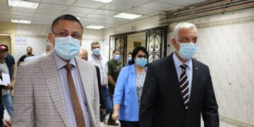 رئيس جامعة المنوفية يزور مصابى فريق كرة السرعة 1 - جريدة المساء