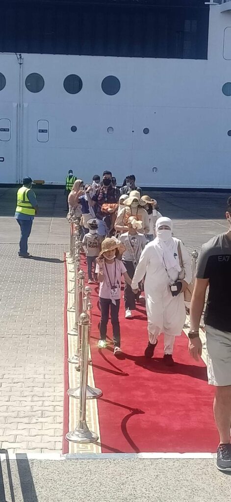 وصول 915 سائحًا سعوديًا على متن السفينة السياحية Msc BELLSSIMA 24 - جريدة المساء وصول 915 سائحًا سعوديًا على متن السفينة السياحية Msc BELLSSIMA 23 - جريدة المساء