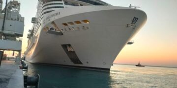 وصول 915 سائحًا سعوديًا على متن السفينة السياحية Msc BELLSSIMA 2 - جريدة المساء وصول 915 سائحًا سعوديًا على متن السفينة السياحية Msc BELLSSIMA 1 - جريدة المساء