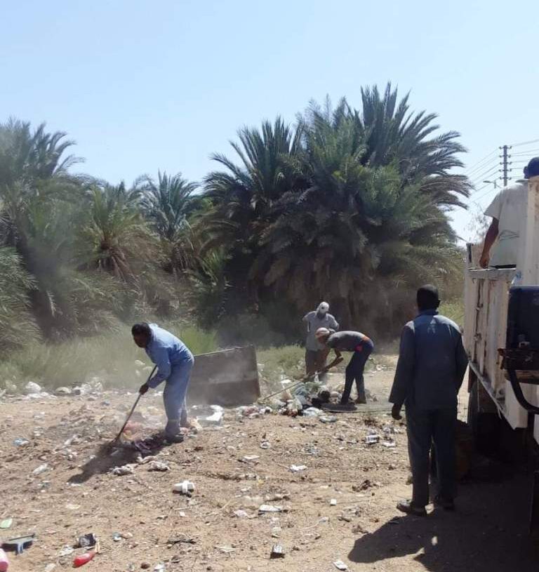 تكثيف النظافة العامة ورفع التراكمات والمخلفات في اسوان 17 - جريدة المساء