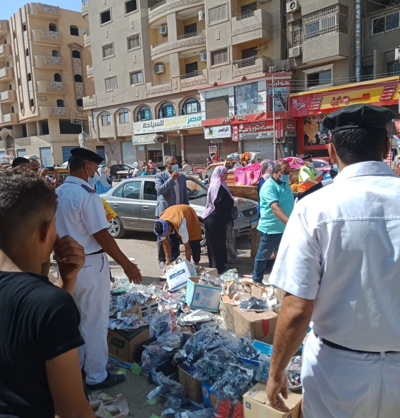 ضبط 240 إشغالا بشوارع قويسنا 18 - جريدة المساء