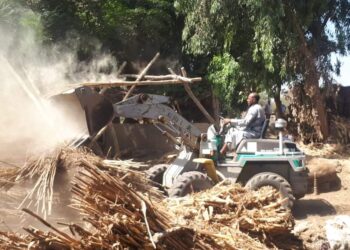 إزالة  427 حالة تعد علي أملاك الدولة والأراضي الزراعية .. بالمنوفية 17 - جريدة المساء