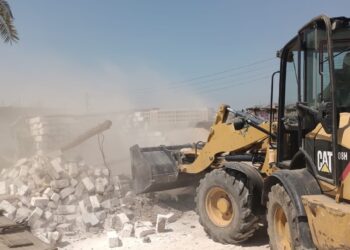 إزالة 37 حالة تعد بالبناء والزراعة على أراضي أملاك الدولة بالمنيا 24 - جريدة المساء