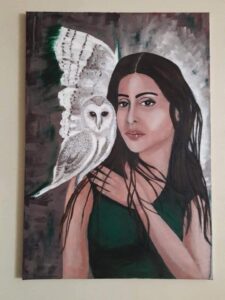 الفنانة عبيرغنيم في حوار صريح : الفن التشكيلي يعاني العشوائية وغياب التقييم الموضوعى 22 - جريدة المساء