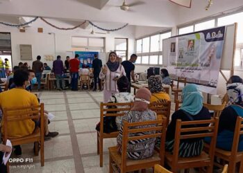 كلية التربية جامعة المنيا تودع الكتاب الورقي 21 - جريدة المساء