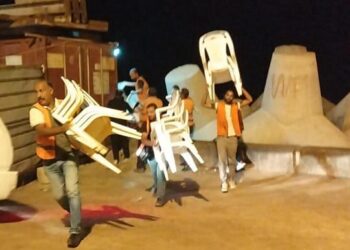 حملة ليلية من السياحة والمصايف لردع البلطجية الذين حولوا الكورنيش لكافتيريات ليلية 29 - جريدة المساء