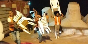 حملة ليلية من السياحة والمصايف لردع البلطجية الذين حولوا الكورنيش لكافتيريات ليلية 1 - جريدة المساء