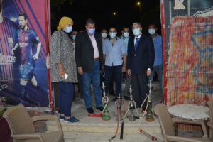 فى جولة مفاجئة لمحافظ المنيا.. غلق 6 مقاهى وتحرير محاضر إشغالات لعدد من المحال والمطاعم 21 - جريدة المساء