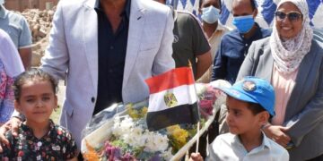 محافظ أسوان يفتتح التجمع الأول بحى اللوتس ( الإسكان المتميز ) 2 - جريدة المساء محافظ أسوان يفتتح التجمع الأول بحى اللوتس ( الإسكان المتميز ) 1 - جريدة المساء