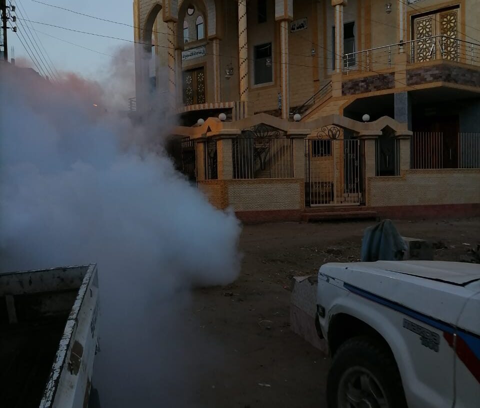 الفرق الصحية بالشرقية خلايا نحل لتطهير وتعقيم دور العبادة والأماكن الحيوية 19 - جريدة المساء