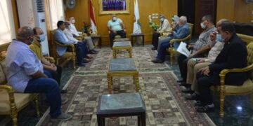نائب محافظ كفر الشيخ خلال زيارته للوادي الجديد يبحث مشروع الجذب السكاني 1 - جريدة المساء