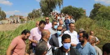 مواد غذائية ولحوم للأهالي المتضررين من غرق منازلهم وأراضيهم بجزيرة أبو داود بالسادات 1 - جريدة المساء