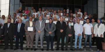 تسليم شهادات اجتياز البرنامج التدريبي للعاملين بإدارات الأزمات والكوارث ببني سويف  1 - جريدة المساء