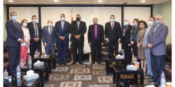 رئيس الطائفة الإنجيلية بمصر يستقبل وفدًا من تنسيقية شباب الأحزاب والسياسيين 2 - جريدة المساء رئيس الطائفة الإنجيلية بمصر يستقبل وفدًا من تنسيقية شباب الأحزاب والسياسيين 1 - جريدة المساء