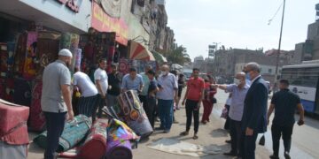 حملات نظافة ورفع الاشغالات بشوارع شبرا الخيمة 2 - جريدة المساء حملات نظافة ورفع الاشغالات بشوارع شبرا الخيمة 1 - جريدة المساء