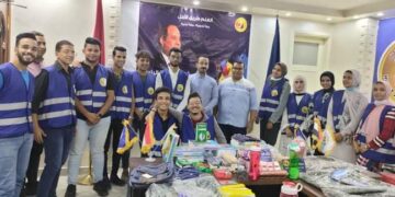 توزيع حقائب مدرسية بالمجان في مبادرة لحزب حماة الوطن بأسيوط 1 - جريدة المساء