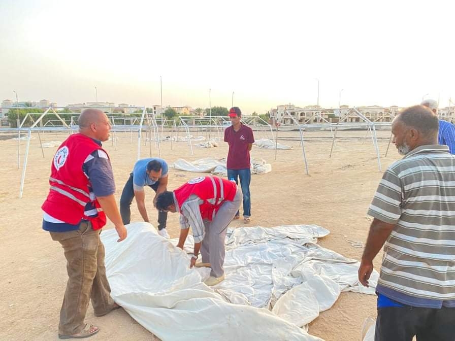 تجهيز مخيم الإيواء المناورة صقر 84 شمال الأحياء بالغردقة 20 - جريدة المساء تجهيز مخيم الإيواء المناورة صقر 84 شمال الأحياء بالغردقة 19 - جريدة المساء