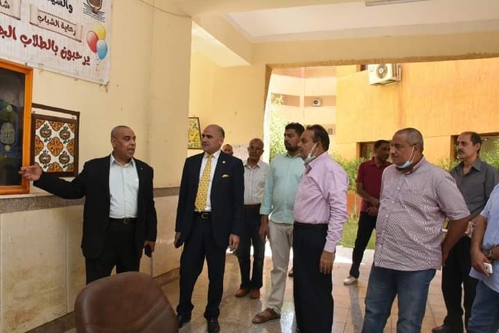 وفد الهيئة القومية للبريد يعاين موقع إنشاء مكتب بريد بجامعة الأقصر 19 - جريدة المساء