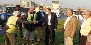 تجميل ميدان الطيارة ببلبيس 1 - جريدة المساء