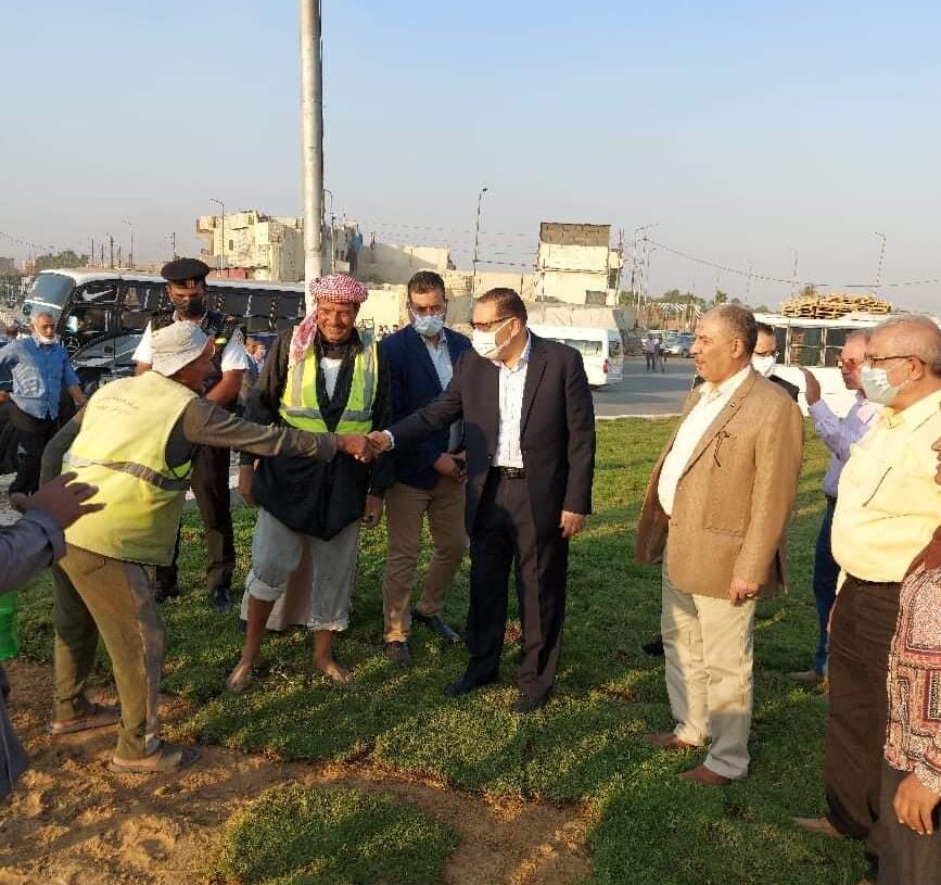 تجميل ميدان الطيارة ببلبيس 18 - جريدة المساء