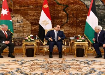 قمة مصرية فلسطينية اردنية ..  في الاتحادية 21 - جريدة المساء