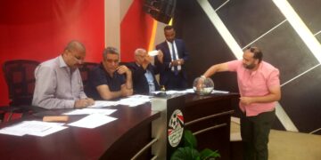 بالصور .. اجراء قرعه دوري القسم الثاني لكرة القدم 2 - جريدة المساء بالصور .. اجراء قرعه دوري القسم الثاني لكرة القدم 1 - جريدة المساء