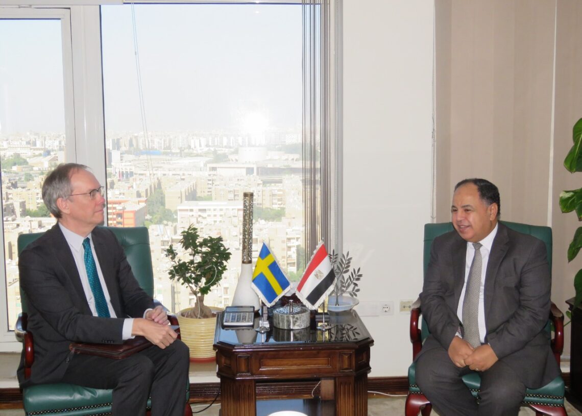 وزير المالية.. فى لقائه بالسفير السويدى بالقاهرة: تعظيم مساهمات القطاع الخاص فى عملية التنمية الشاملة 18 - جريدة المساء