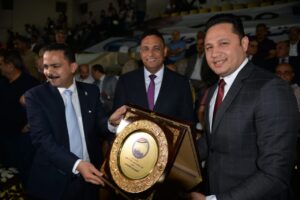 بالصور .. محافظ الدقهلية وزعيم الأغلبية بمجلس النواب يشهدان نهائى دورى "مستقبل وطن" لكرة القدم 23 - جريدة المساء