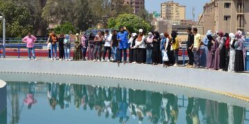 بالصور .. طلاب المعهد الفني الصناعي بالزقازيق فى زيارة ميدانية لمحطة المياه 1 - جريدة المساء
