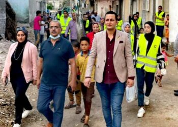 "مستقبل وطن" بكفر الشيخ يوزع 300 كرتونة مواد غذائية ولحوم بـ "مطوبس" 19 - جريدة المساء