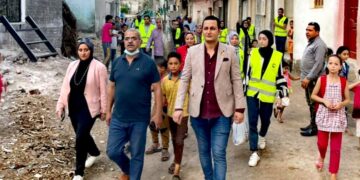 "مستقبل وطن" بكفر الشيخ يوزع 300 كرتونة مواد غذائية ولحوم بـ "مطوبس" 1 - جريدة المساء