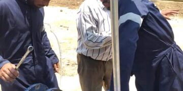 بتكلفة ١.٢ مليون جنيه تشغيل بئرى مياه ارتوازي بقرية أولاد الشيخ بدار السلام 1 - جريدة المساء