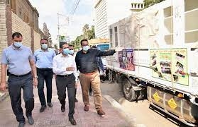 انطلاق ١٤ شاحنة لتجهيزات مدارس حياة كريمة  بزفتى 35 - جريدة المساء