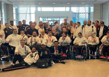 وزير الرياضة يستقبل البعثة المصرية البارالمبية بمطار القاهرة 17 - جريدة المساء