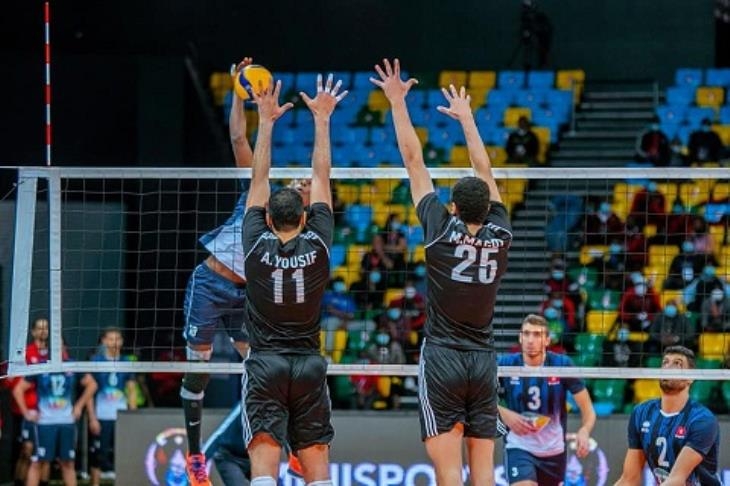 فى أمم إفريقيا للطائرة..منتخبنا يخسر من تونس ويلعب على المركز الثالث 16 - جريدة المساء لقطة من مباراة مصر وتونس