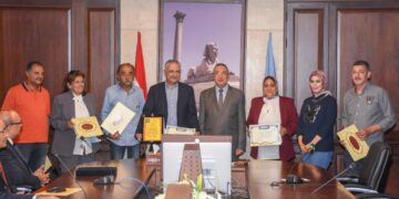 محافظ الإسكندرية يكرم العاملين المتميزين بمديرية التموين وحى شرق 2 - جريدة المساء محافظ الإسكندرية يكرم العاملين المتميزين بمديرية التموين وحى شرق 1 - جريدة المساء